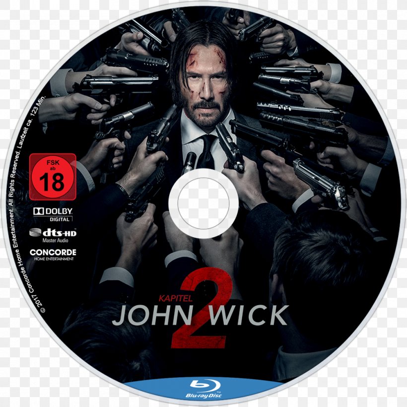 Keanu Reeves John Wick: Chapter 2 Film YouTube, PNG, 1000x1000px, 2017, Keanu Reeves, Chad Stahelski, Cinema, Dvd Download Free