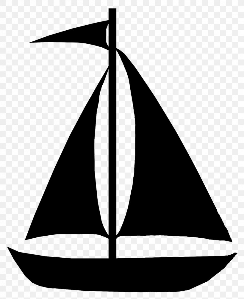 Sailboat Clip Art Silhouette, PNG, 1305x1600px, Sailboat, Anchor, Blackandwhite, Boat, Cake Download Free
