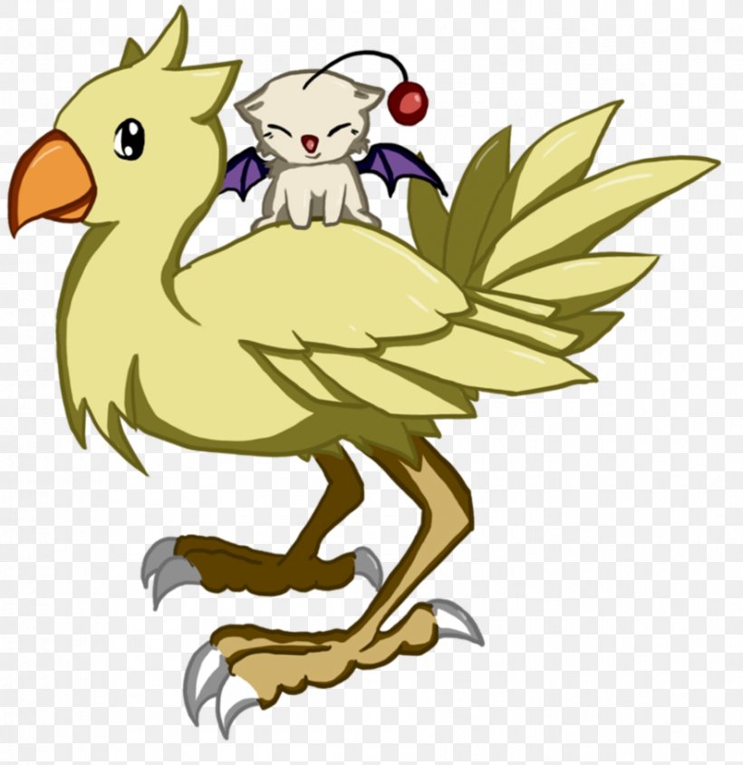 Chocobo Mog Final Fantasy Spoonflower Pattern, PNG, 881x907px, Chocobo, Art, Artwork, Beak, Bird Download Free