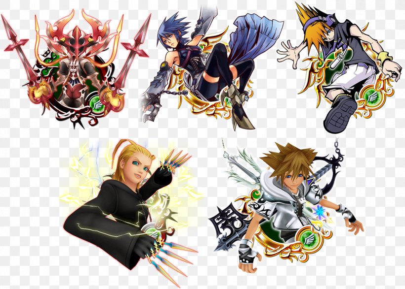 Kingdom Hearts III Kingdom Hearts χ Sora Final Fantasy X, PNG, 1386x993px, Watercolor, Cartoon, Flower, Frame, Heart Download Free