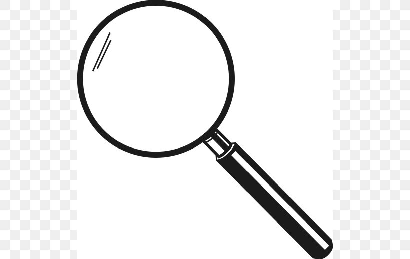 Magnifying Glass Loupe Clip Art, PNG, 512x519px, Magnifying Glass, Black And White, Hardware, Image Resolution, Loupe Download Free