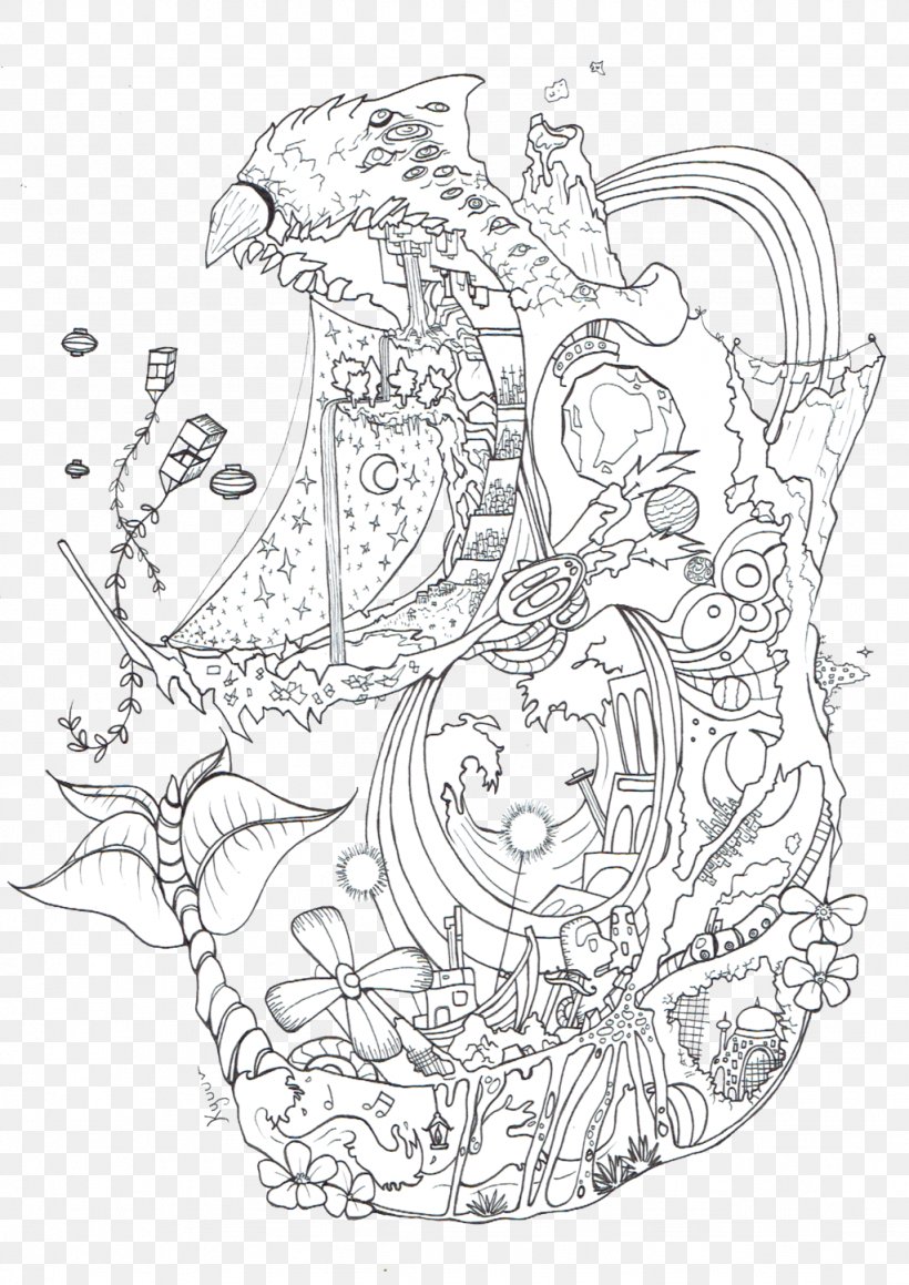 Wizard Howl Howl's Moving Castle Line Art Sophie Hatter Coloring Book, PNG, 1024x1448px, Watercolor, Cartoon, Flower, Frame, Heart Download Free