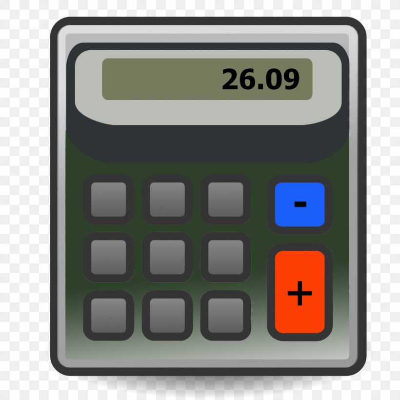 Calculator Clip Art, PNG, 1024x1024px, Calculator, Calculation, Electronics, Flat Design, Gnome Calculator Download Free