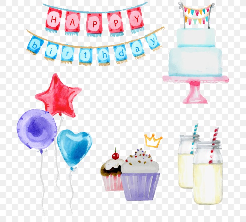 Birthday Cake, PNG, 710x741px, Birthday Cake, Balloon, Birthday, Cake Decorating, Cake Decorating Supply Download Free