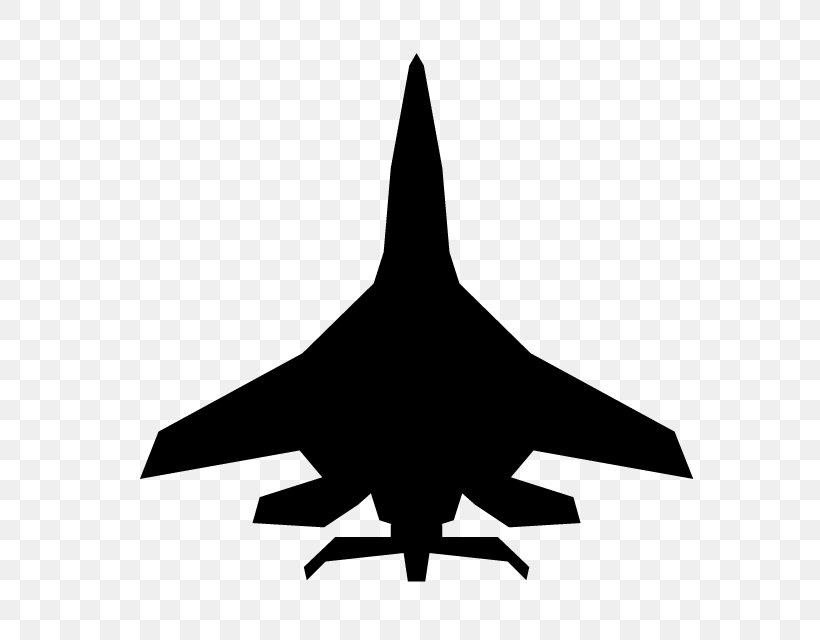 Fighter Aircraft Airplane Silhouette, PNG, 640x640px, Fighter Aircraft, Aerospace Engineering, Air Travel, Aircraft, Airplane Download Free