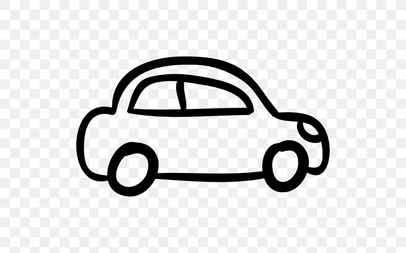 Cartoon Drawing Sports Car, PNG, 512x512px, Car, Art, Automotive Design, Black And White, Cartoon Download Free