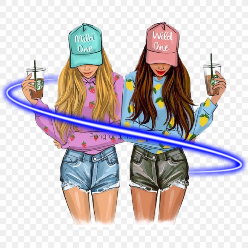 Friendship Drawing Sketch Illustration Best Friends Forever, PNG, 1024x1024px, Friendship, Art, Best Friends Forever, Cartoon, Clothing Download Free