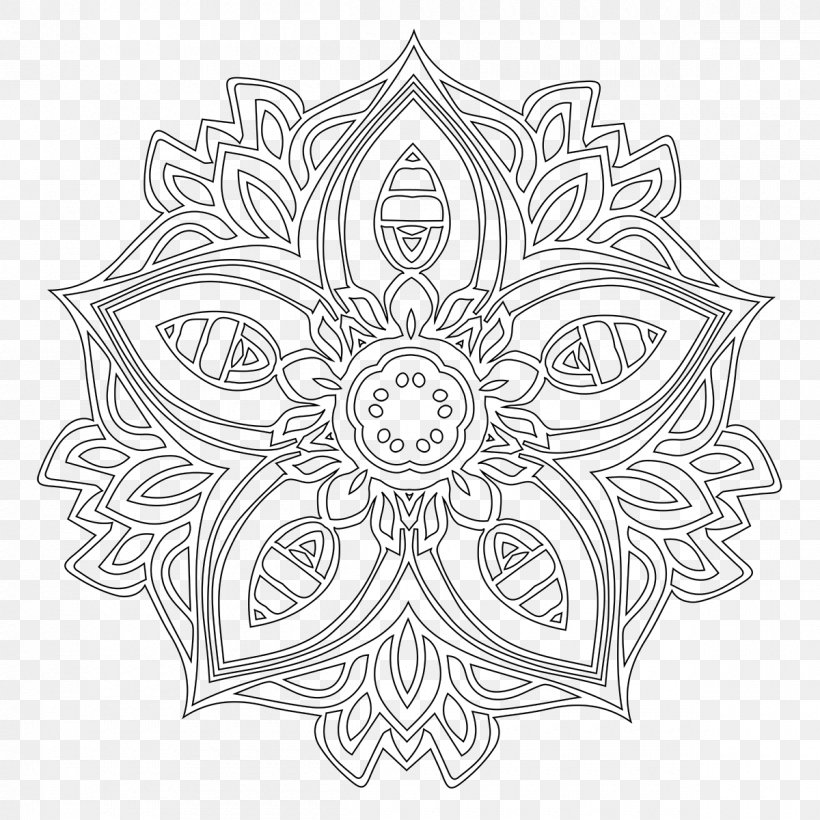 Nature Mandalas Coloring Book Child Color Stress, PNG, 1200x1200px, Coloring Book, Adult, Art Therapy, Artwork, Black And White Download Free