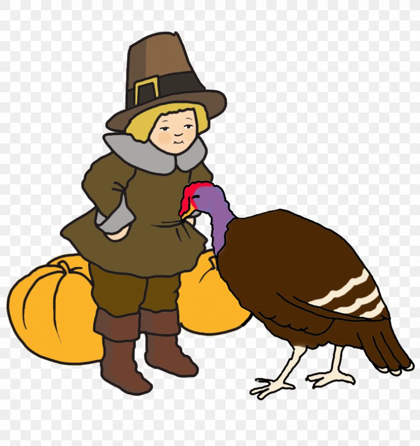 Boy With Turkey Pilgrim Thanksgiving Clip Art, PNG, 829x881px, Turkey, Artwork, Beak, Bird, Boy With Turkey Download Free