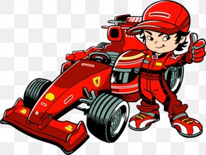 Car - Formula One Cartoon Clip Art PNG