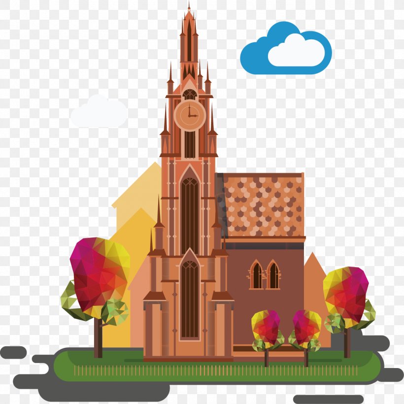 Church Euclidean Vector, PNG, 1280x1281px, Church, Adobe Systems, Building, Element, Facade Download Free