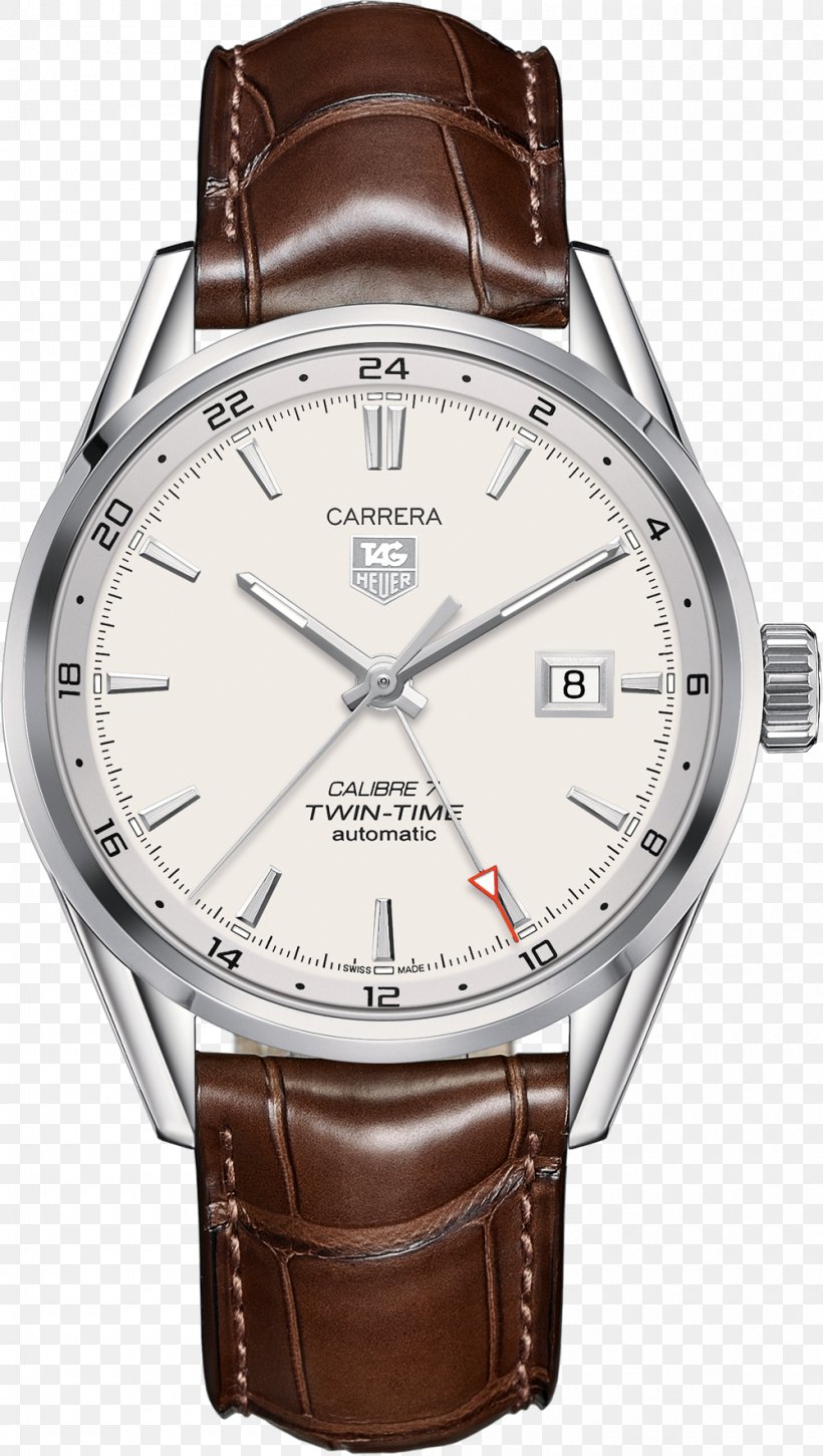 TAG Heuer Carrera Calibre 5 Automatic Watch Chronograph, PNG, 1000x1770px, Tag Heuer Carrera Calibre 5, Automatic Watch, Brand, Brown, Chronograph Download Free