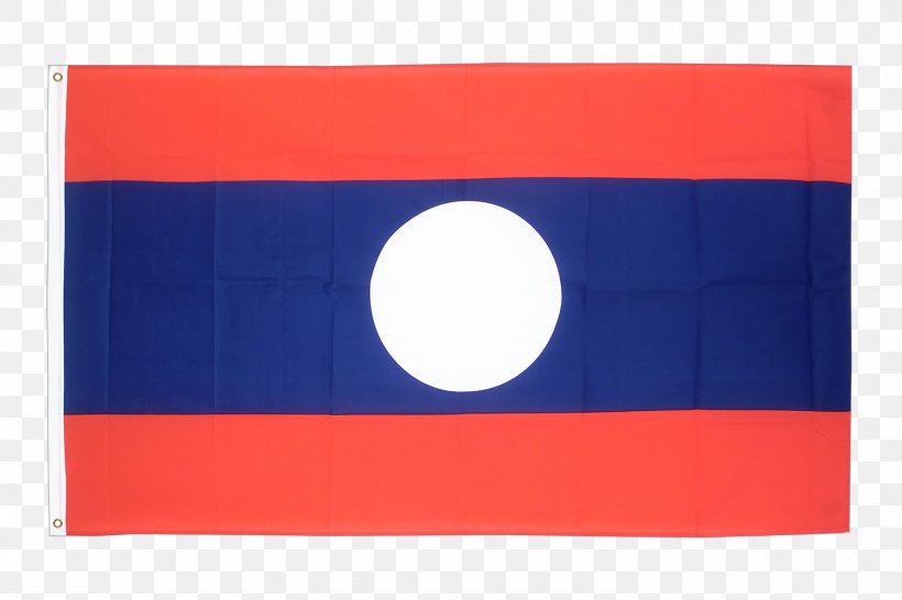 Flag Of Laos Flag Of Laos Emblem Of Laos, PNG, 1500x1000px, Laos, Blue, Coat Of Arms, Cobalt Blue, Electric Blue Download Free