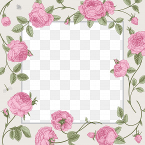 Flower Rectangle Frame Floral Rectangle Frame, PNG, 1600x1174px, Flower ...