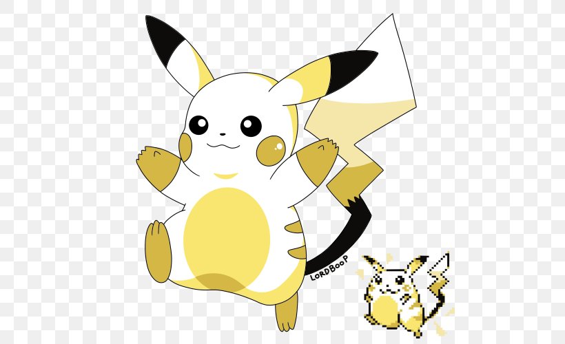 Pikachu Pokémon Yellow Deviantart Sprite Image Png