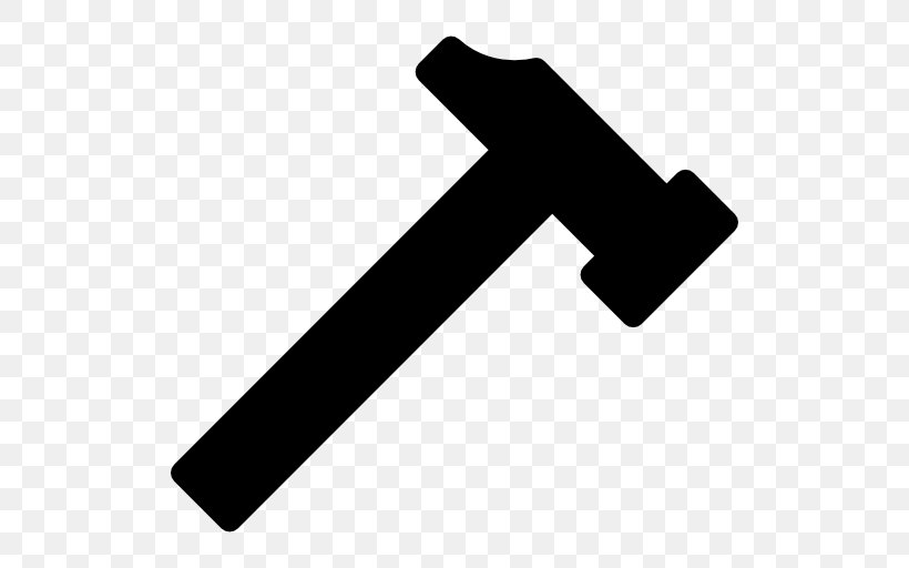 Silhouette Hammer Tool, PNG, 512x512px, Silhouette, Black, Black And White, Hammer, Photography Download Free