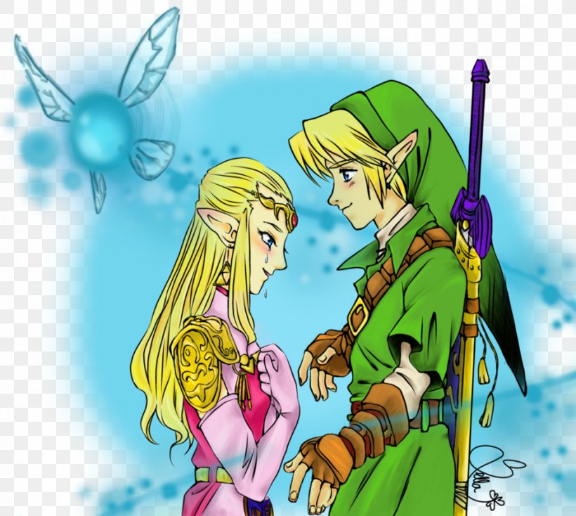 The Legend Of Zelda: Ocarina Of Time Link Princess Zelda Universe Of The Legend Of Zelda, PNG, 944x846px, Watercolor, Cartoon, Flower, Frame, Heart Download Free