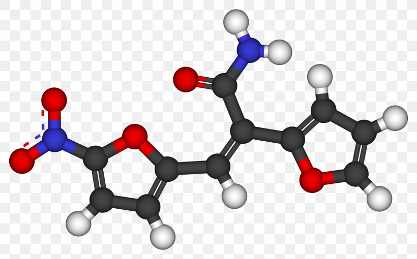 Furylfuramide Ball-and-stick Model Atom Molecule Ueno Fine Chemicals Industry, PNG, 1605x1000px, Ballandstick Model, Atom, Body Jewelry, Dictionary, Food Additive Download Free