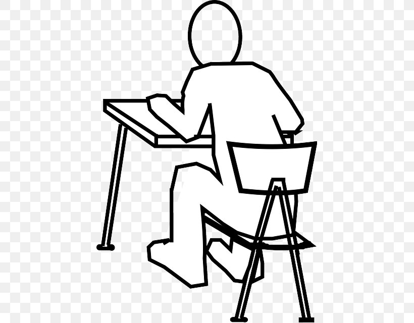 Sitting Drawing Clip Art Chair Image, PNG, 437x640px, Sitting, Artwork, Black, Black And White, Chair Download Free