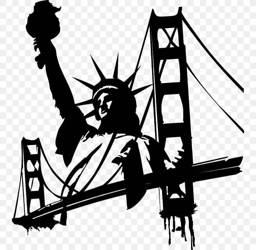 Statue Of Liberty Big Apple Clip Art, PNG, 800x800px, Statue Of Liberty, Art, Big Apple, Black And White, Cartoon Download Free