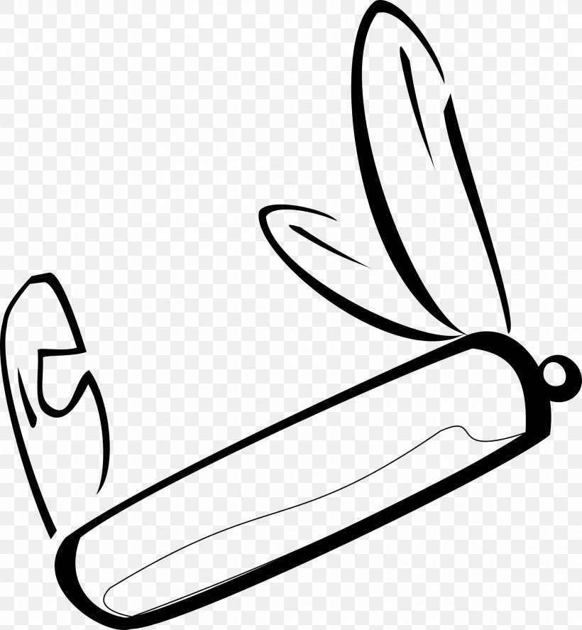 Swiss Army Knife Clip Art: Transportation Clip Art, PNG, 2218x2400px, Knife, Area, Artwork, Black And White, Blade Download Free