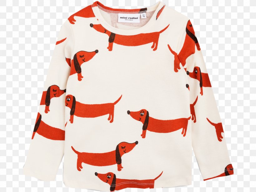 T-shirt Dachshund Mini Rodini Off-White Children's Clothing, PNG, 960x720px, Tshirt, Clothing, Clothing Accessories, Collar, Dachshund Download Free