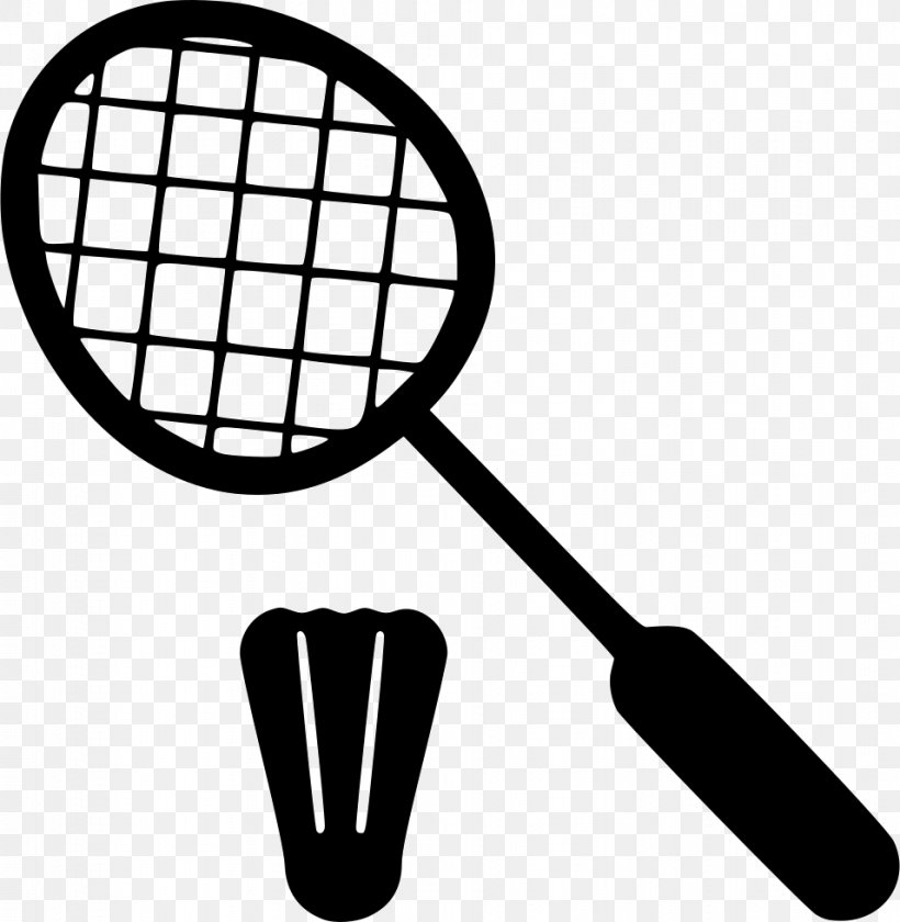 Badmintonracket Shuttlecock Badmintonracket, PNG, 956x980px, Badminton, Badmintonracket, Badmintonveld, Ball, Black And White Download Free