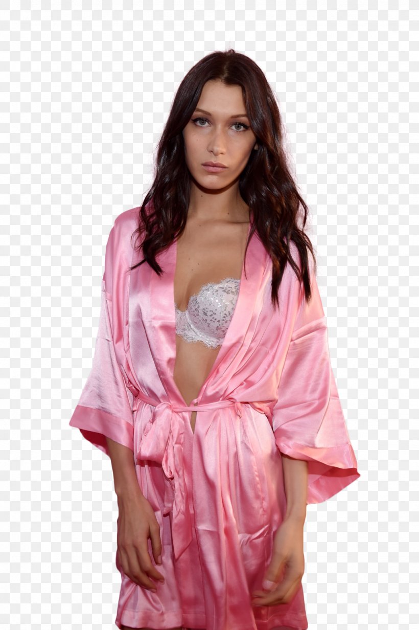 Bella Hadid Model Robe Victoria's Secret Pink, PNG, 1024x1539px, Bella Hadid, Art, Clothing, Costume, Day Dress Download Free