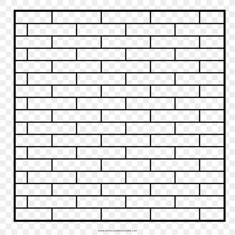 Brick Wall Royalty-free, PNG, 1000x1000px, Brick, Architectural Engineering, Area, Black And White, Brickwork Download Free