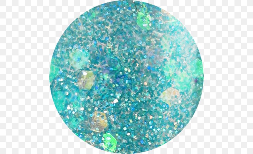 Glitter Circle Organism, PNG, 500x500px, Glitter, Aqua, Blue, Organism, Teal Download Free