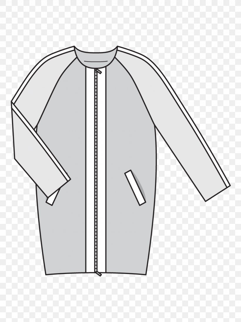 Jacket Sleeve Burda Style Coat Pattern, PNG, 900x1200px, Jacket, Black, Black And White, Burda Style, Cardigan Download Free