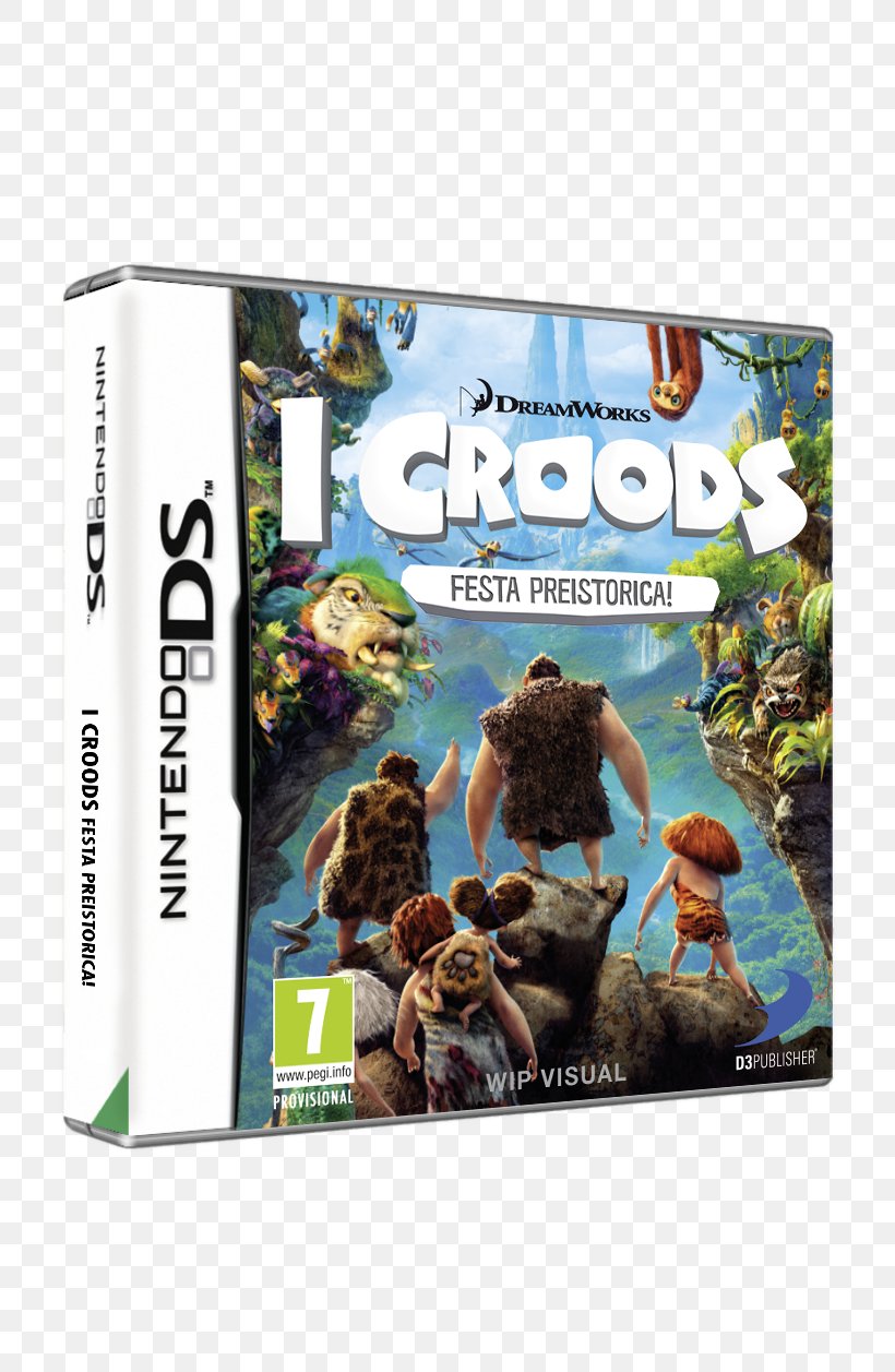 Prehistory The Croods Nintendo DS Nintendo 3DS Namco, PNG, 800x1257px, Prehistory, Bandai Namco Entertainment, Croods, Namco, Nintendo 3ds Download Free