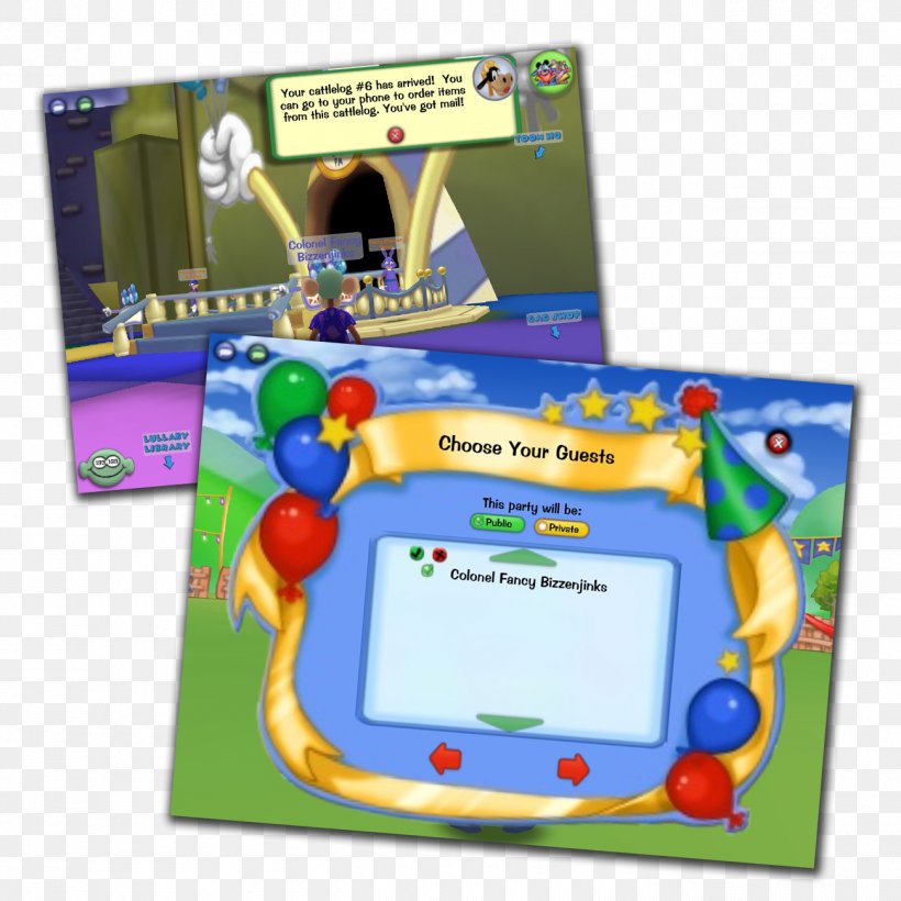 Toontown Online Party Hat Party Service, PNG, 1300x1300px, Toontown Online, Birthday, Game, Games, Itsourtreecom Download Free