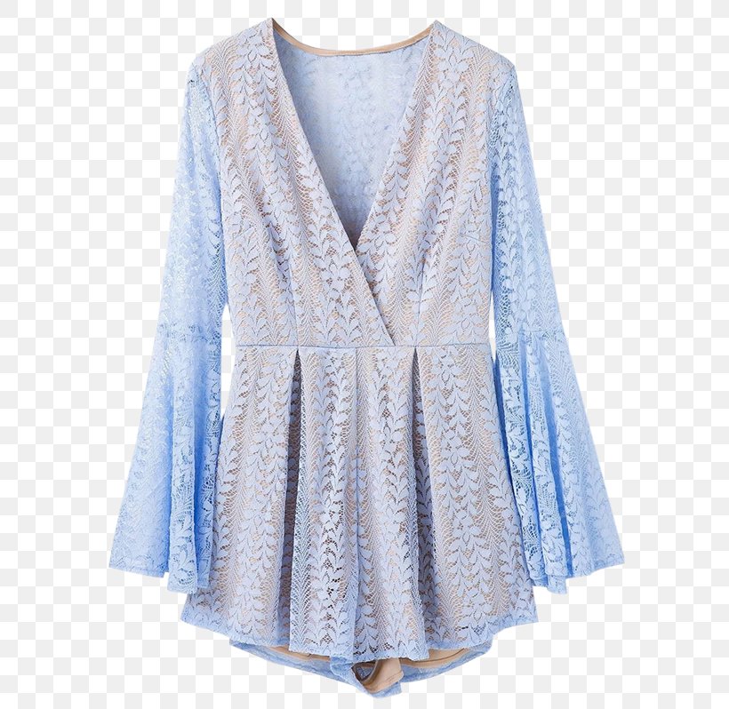 Tracksuit Cardigan Sleeve Romper Suit Playsuit, PNG, 600x798px, Tracksuit, Bell Sleeve, Blouse, Blue, Cardigan Download Free