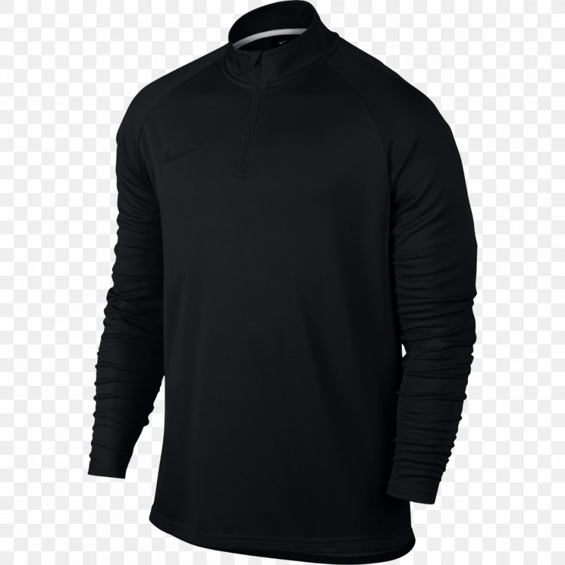 Nike Academy Tracksuit T-shirt Hoodie, PNG, 1000x1000px, Nike Academy, Active Shirt, Adidas, Black, Clothing Download Free