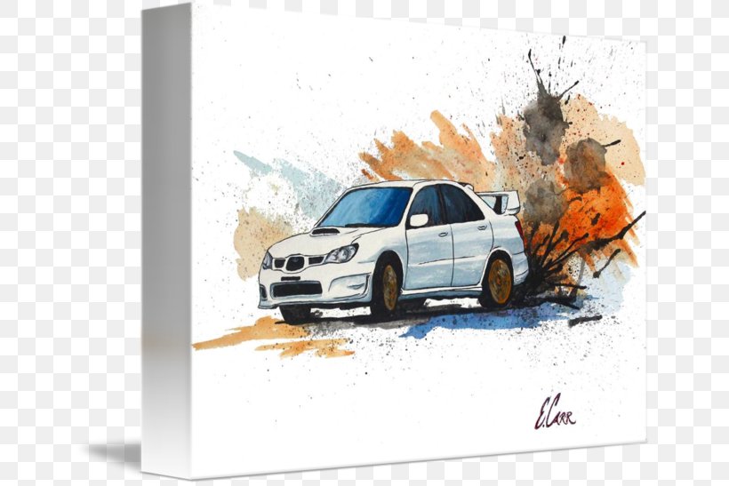 Subaru Impreza WRX STI Subaru World Rally Team Subaru WRX Car, PNG, 650x547px, Subaru Impreza Wrx Sti, Advertising, Art, Artist, Automotive Design Download Free