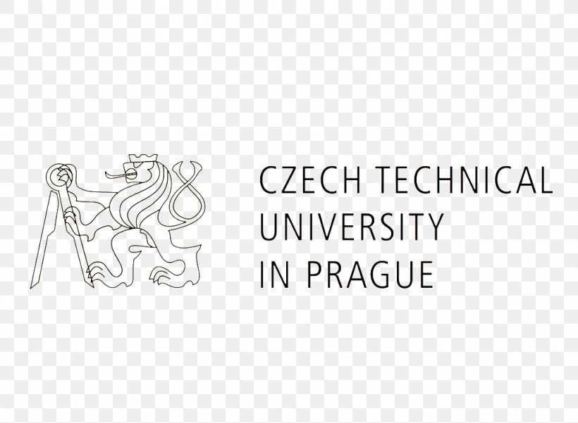 Rener Education Czech Technical University In Prague Logo English, PNG, 1024x751px, Czech, Area, Black And White, Body Jewelry, Brand Download Free