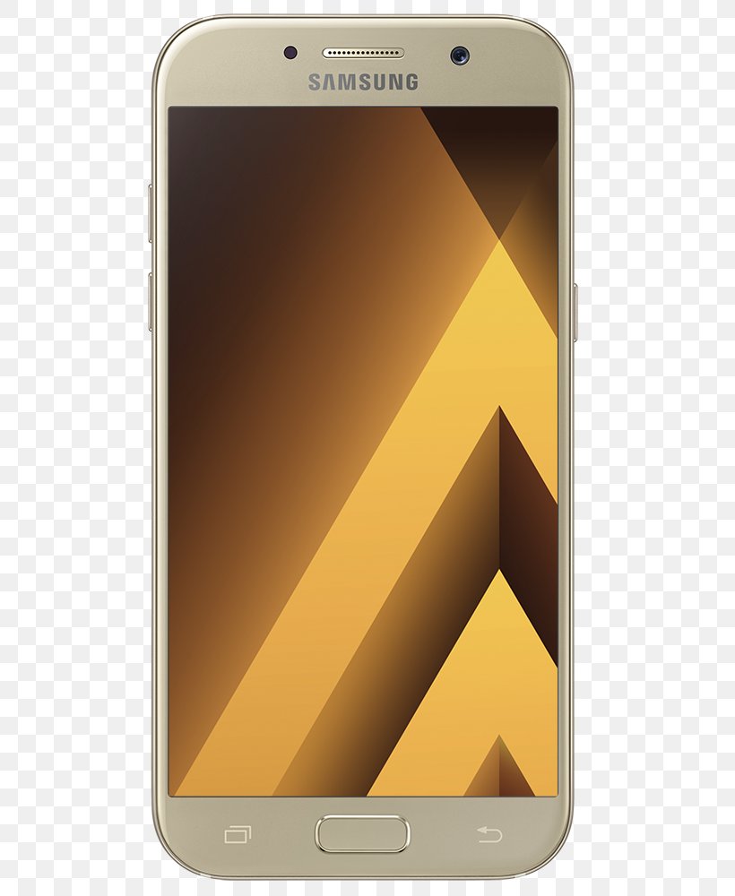 Samsung Galaxy A5 (2017) Smartphone Gold Sand, PNG, 600x1000px, Samsung Galaxy A5 2017, Communication Device, Electronic Device, Feature Phone, Gadget Download Free