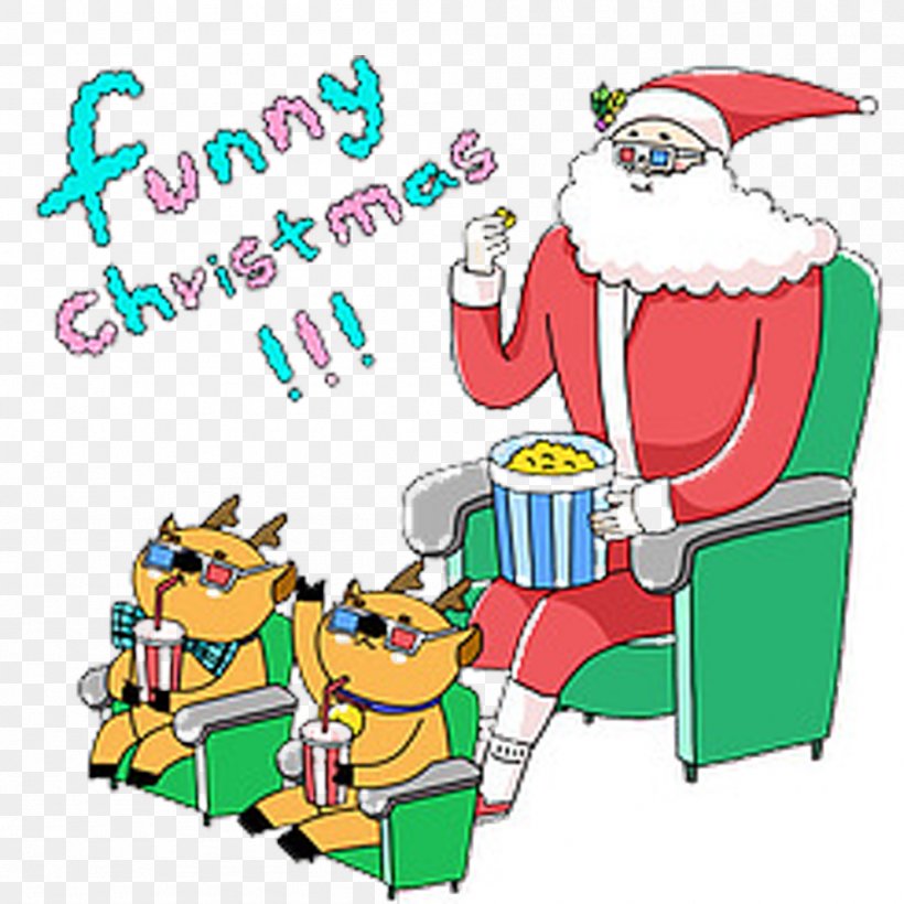Santa Claus Christmas Ornament Cinema Clip Art, PNG, 999x999px, Santa Claus, Animation, Area, Art, Artwork Download Free