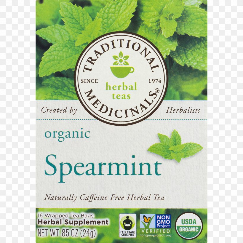 Green Tea Mentha Spicata Peppermint Organic Food, PNG, 1800x1800px, Tea, Brand, Food, Grass, Green Tea Download Free