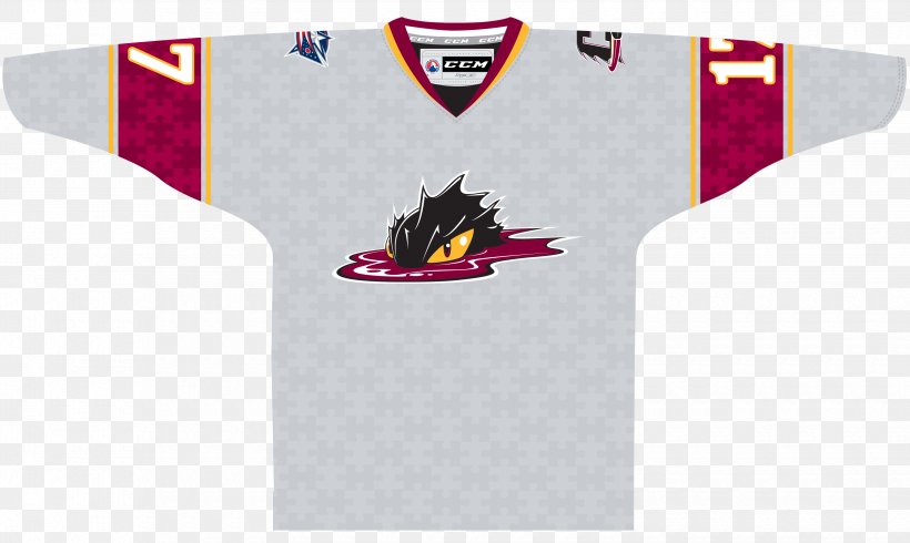 T-shirt Cleveland Monsters Lake Erie Sleeve Outerwear, PNG, 3300x1973px, Tshirt, Brand, Cleveland Monsters, Jersey, Lake Erie Download Free