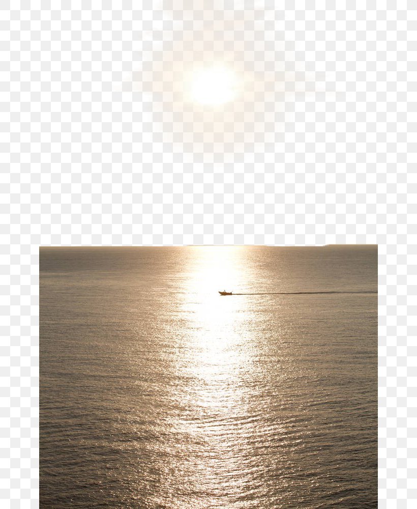 The Sun Rises On The Sea, PNG, 666x1000px, Horizon, Calm, Computer, Floor, Flooring Download Free