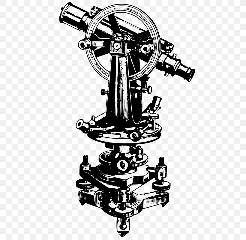 Theodolite Clip Art, PNG, 500x800px, Theodolite, Auto Part, Black And White, Cdr, Hardware Download Free