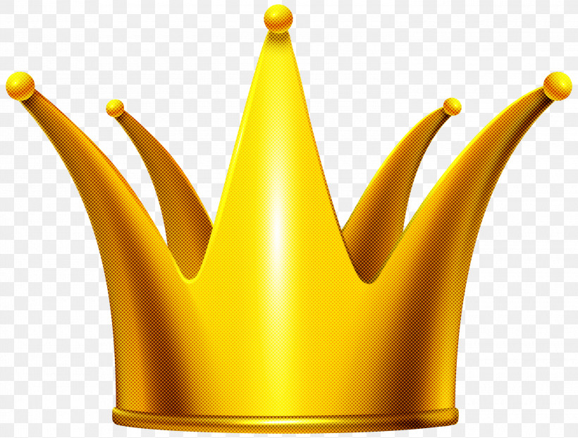 Crown, PNG, 3000x2273px, Yellow, Crown Download Free