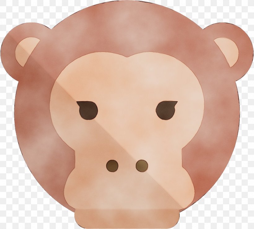 Nose Head Clip Art Pink Snout, PNG, 1028x928px, Watercolor, Head, Nose, Paint, Pink Download Free