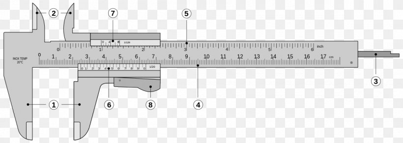 Vernier Scale Calipers Measurement Least Count Dial, PNG, 1200x426px, Vernier Scale, Accuracy And Precision, Calibration, Calipers, Diagram Download Free