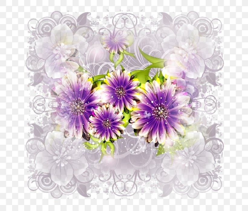 Desktop Wallpaper Floral Design Flower Wallpaper, PNG, 700x700px, Paper, Blossom, Chrysanths, Cut Flowers, Daisy Family Download Free