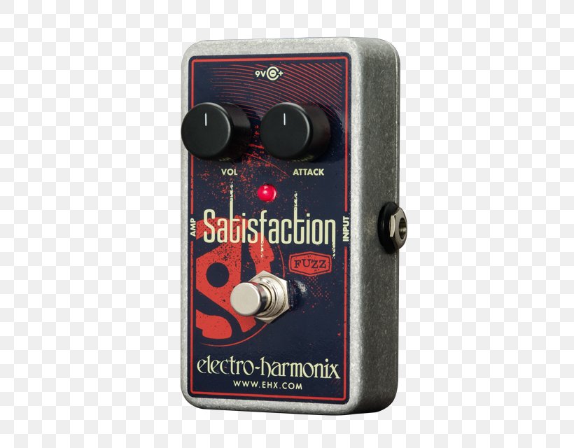 Fuzzbox Effects Processors & Pedals Electro-Harmonix Satisfaction Distortion, PNG, 400x640px, Fuzzbox, Audio, Audio Equipment, Distortion, Effects Processors Pedals Download Free