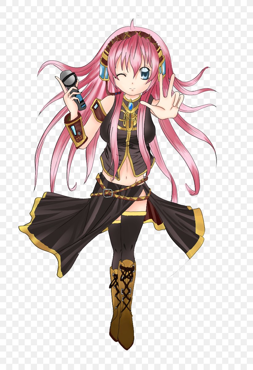 Megurine Luka Vocaloid Drawing, PNG, 700x1200px, Watercolor, Cartoon, Flower, Frame, Heart Download Free
