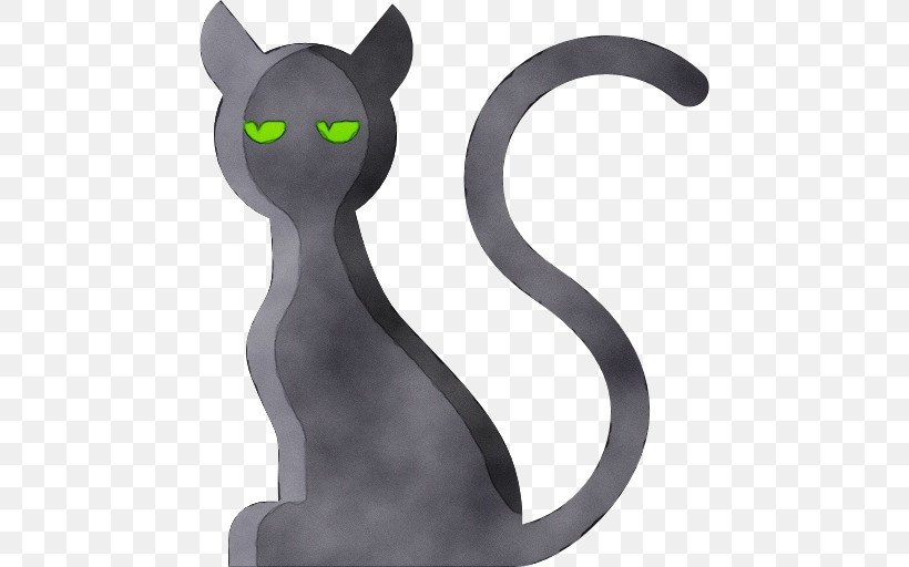 Whiskers Cat Design Cartoon Tail, PNG, 512x512px, Watercolor, Animal Figure, Black Cat, Cartoon, Cat Download Free